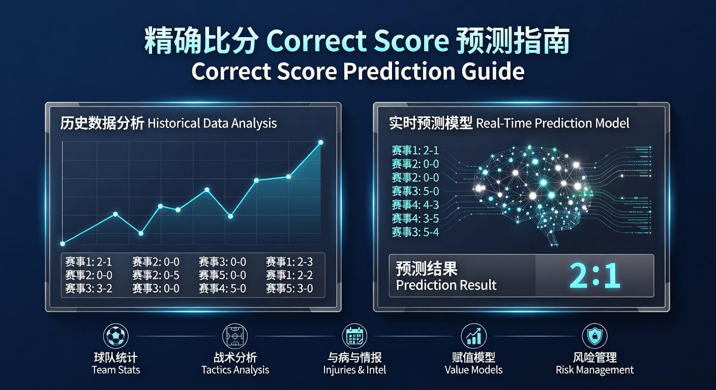 精确比分 correct score：2026年预测技巧与投注技巧